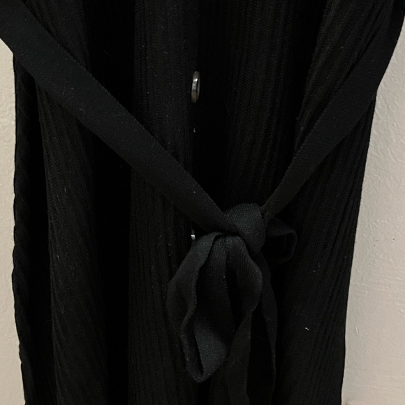 NWT Lane Bryant Black, button down Maxi Sweater Dress in 22/24. - Picture 7 of 8